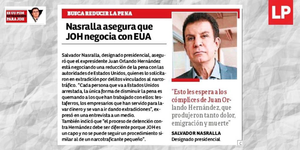Opinión de Salvador Nasralla