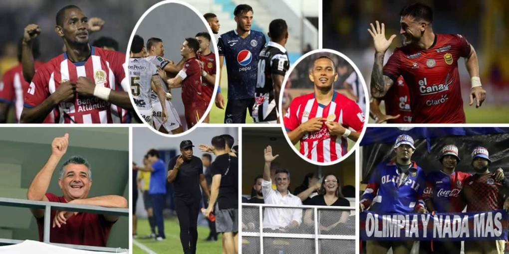 Las imágenes de los partidos de ida de cuartos de final de la Liga Concacaf, en los que Olimpia se divirtió en Nicaragua, Real España dio un gran paso en el Morazán y Motagua decepcionó en el Nacional Chelato Uclés.