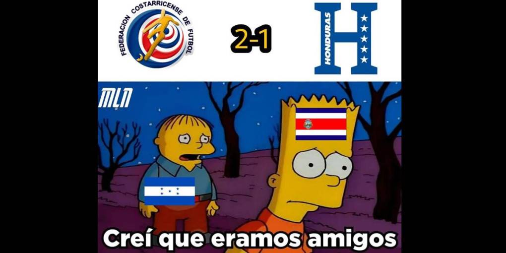 Los duros memes de la derrota de Honduras en Costa Rica y que lo deja prácticamente afuera del Mundial