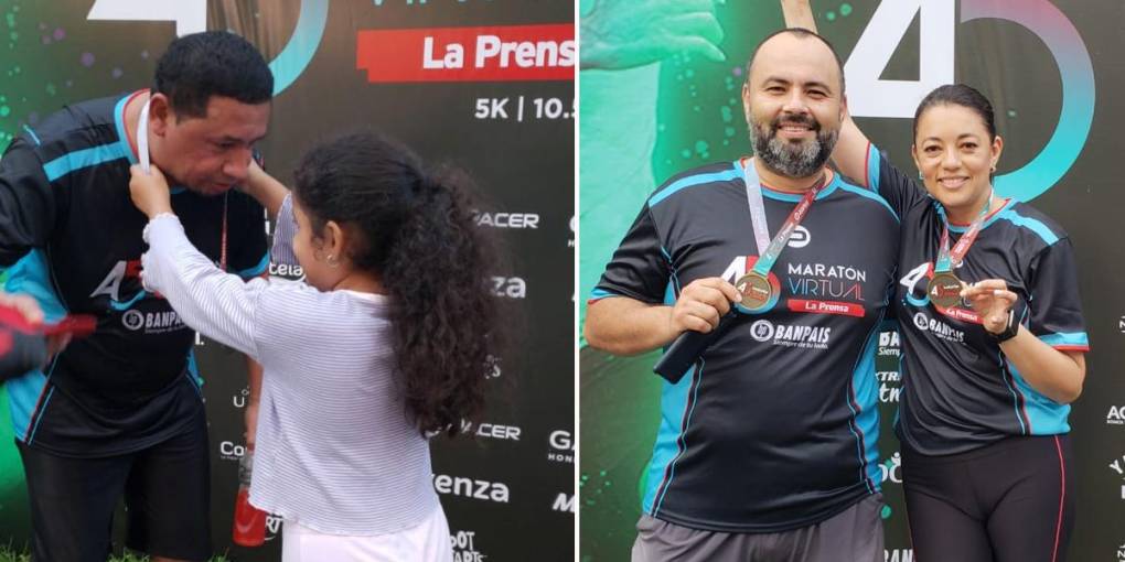 Hondureños apasionados con la 45 Maratón virtual de Diario LA PRENSA