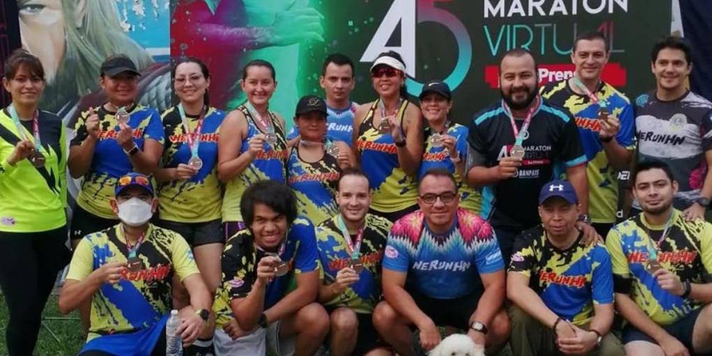 Hondureños apasionados con la 45 Maratón virtual de Diario LA PRENSA