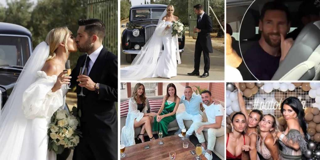 Jordi Alba, futbolista del Barcelona, y Romarey Ventura se dieron el ‘Sí, acepto’ en una boda de ensueño en el que estuvieron invitados de lujo como Lionel Messi con Antonela Roccuzzo y otros excompañeros del jugador español.