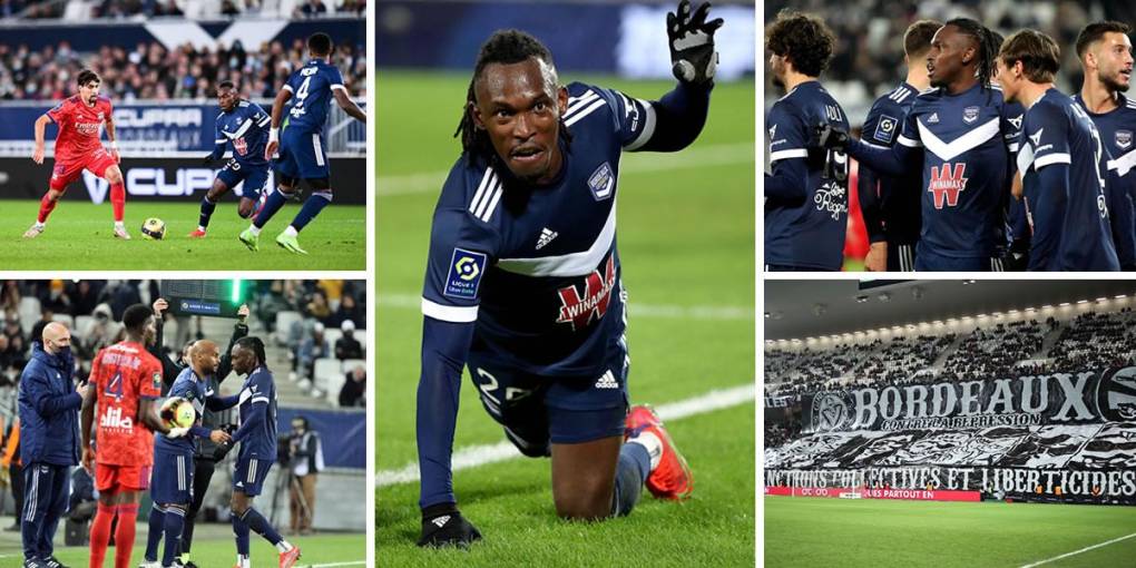 Las imágenes del partidazo que protagonizó Alberth Elis para rescatar al Girondins de Burdeos con un gol y una asistencia en el empate (2-2) frente al Olympique de Lyon en la jornada 17 de la Ligue 1 de Francia.