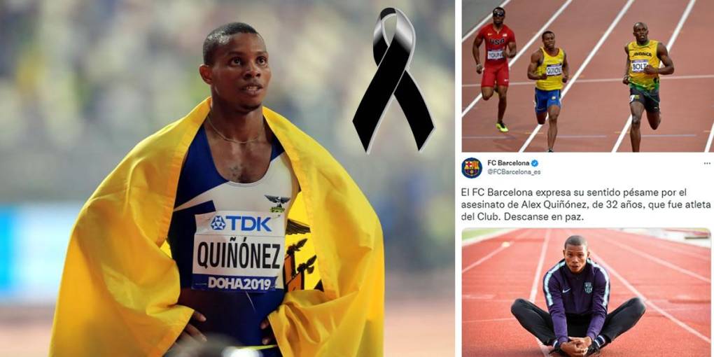 El atleta ecuatoriano Alex Quiñónez, finalista en los 200 metros en los Juegos Olímpicos de Londres 2012, fue asesinado el viernes en Guayaquil, donde residía, por razones que aún se investigan.
