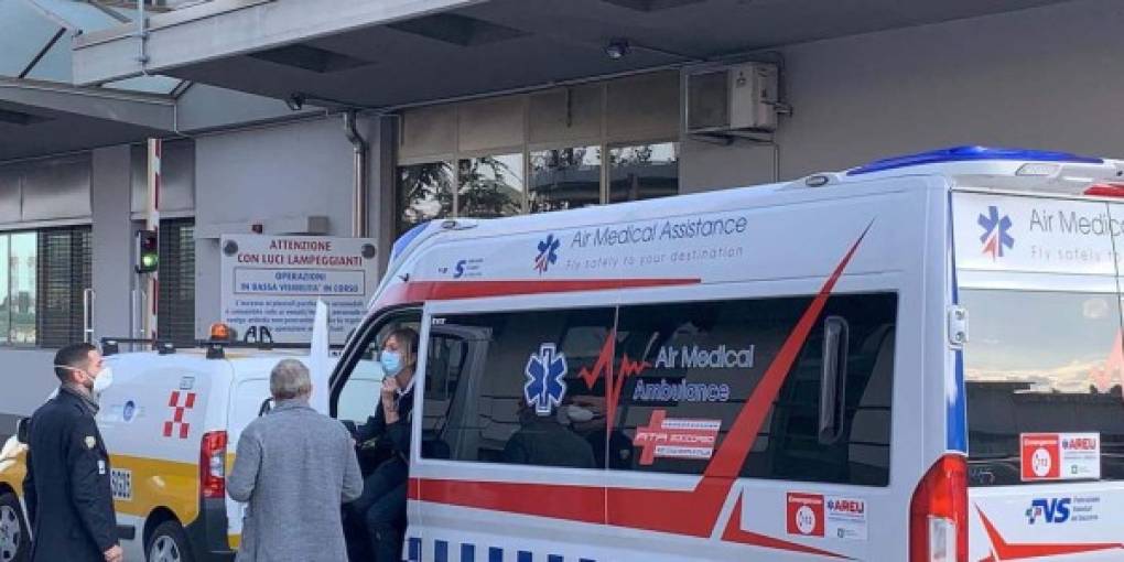 Una vez que Cristiano arribó al aeropuerto Caselle de Turín, lo esperaba una ambulancia para trasladarlo hasta su domicilio donde continuará aislada para cumplir con la cuarentena indicada.