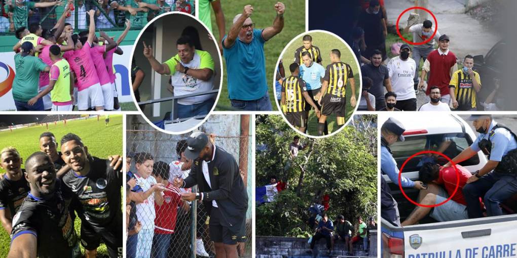 Las imágenes que dejó la disputa de la jornada 15 del Torneo Apertura 2022 de la Liga Nacional de Honduras, con el derbi sampedrano Marathón-Real España como atractivo principal.