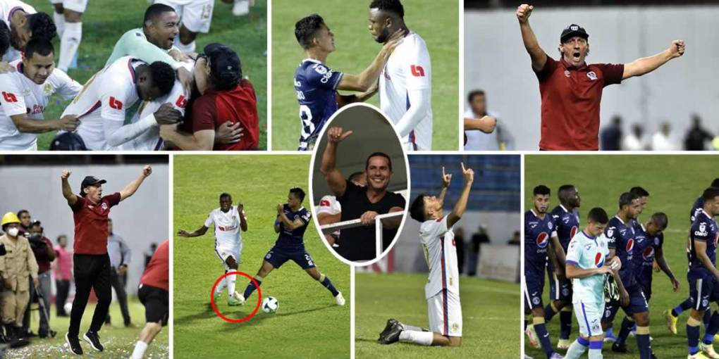 Las imágenes de la goleada que le metió Olimpia (4-0) al Motagua en el Clásico de la jornada 16 del Torneo Apertura 2022, jugado en el estadio Morazán que se convirtió en una fiesta merengue.