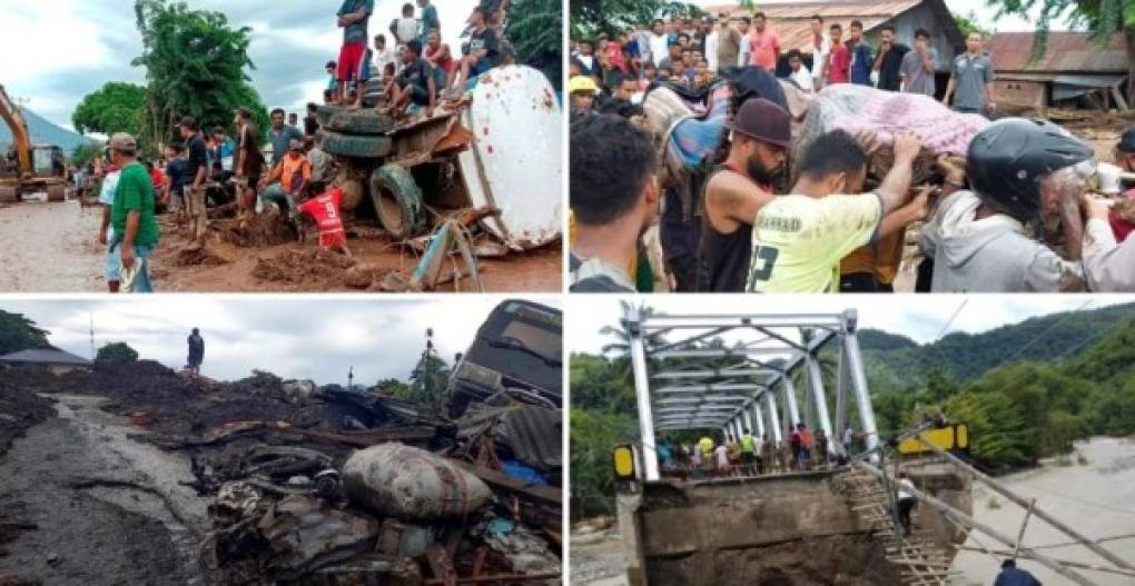 as autoridades indonesias han dicho que están tratando de evacuar a los heridos en helicóptero a una ciudad con un hospital y brindar refugio a las personas que quedaron sin hogar por el desastre.