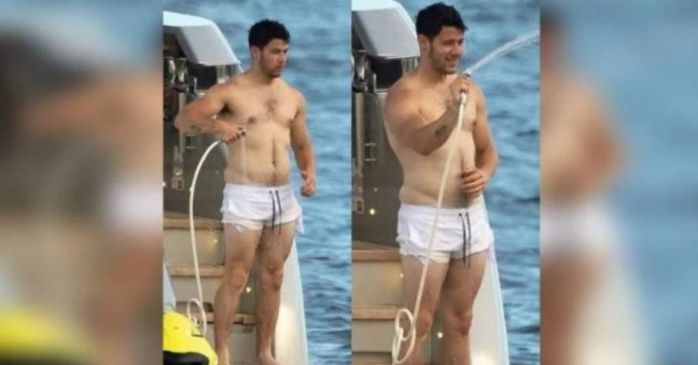 Luego de la celebración en Miami a la pareja se la pudo ver tomando sol arriba de un yate, por lo que el look de Nick no pasó desapercibido: un short blanco y el torso al descubierto, sobre lo que muchos fanáticos comentaron por los “kilitos” de más que mostró el artista quien se ha caracterizado por lucir un cuerpo muy tonificado.