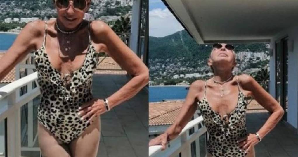 La presentadora peruana Laura Bozzo fue criticada en sus redes sociales al publicar una foto en la que aparece posando 'muy sexy' en un tallado leotardo.