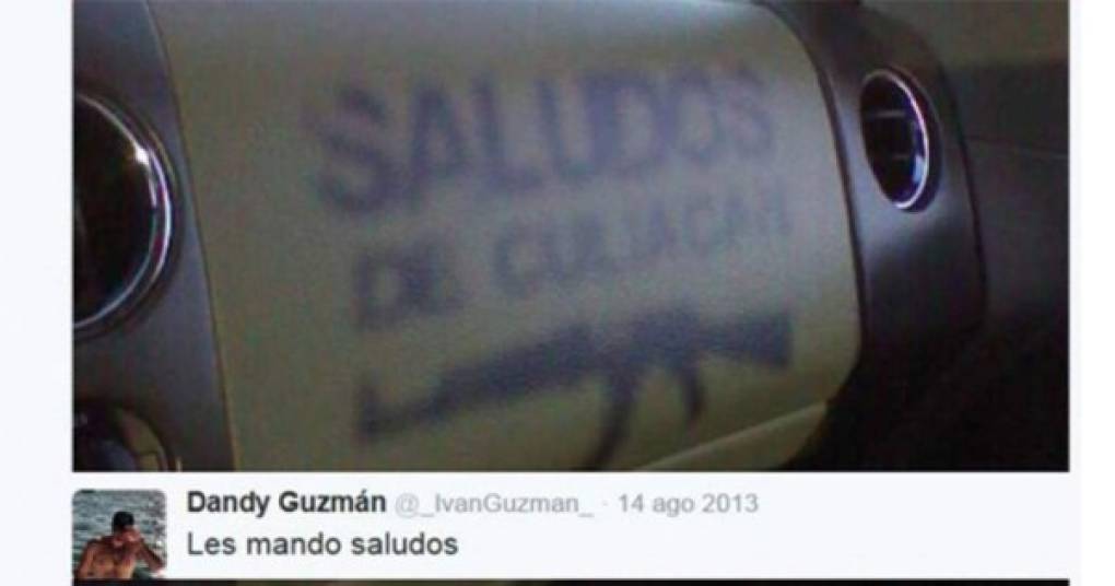 El interior de un carro personalizado que publicó el hijo del Chapo en su cuenta de Twitter.