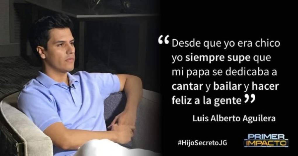 Juan Gabriel tuvo a Luis Alberto Aguilera con una empleada doméstica. Él siempre supo quién era su papá.