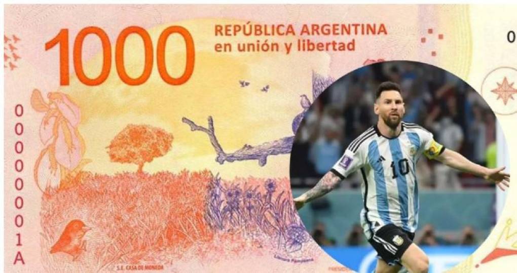 En el Banco Central se han planteado de sacar un billete conmemorativo con los <b>héroes</b> de la selección de Argentina 2022.