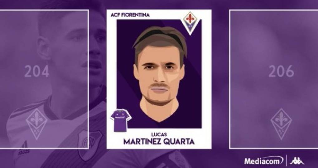 La Fiorentina ha fichado al central argentino Lucas Martínez Quarta por 6.000.000 €. Firma hasta junio de 2025 y llea procedente de River Plate.