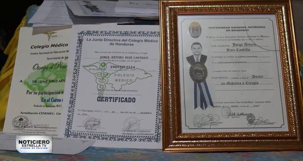 El profesional de la Medicina se graduó de la Universidad Nacional Autónoma de Honduras.