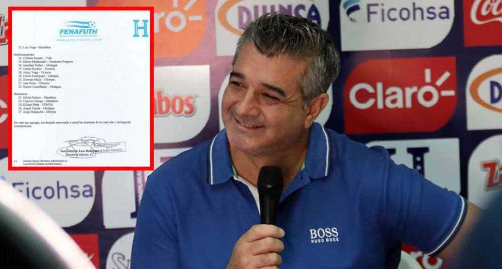 Diego Vázquez le dio la oportunidad a varios jugadores, cinco de ellos se pondrán por primera vez la camiseta de la Selección de Honduras. 