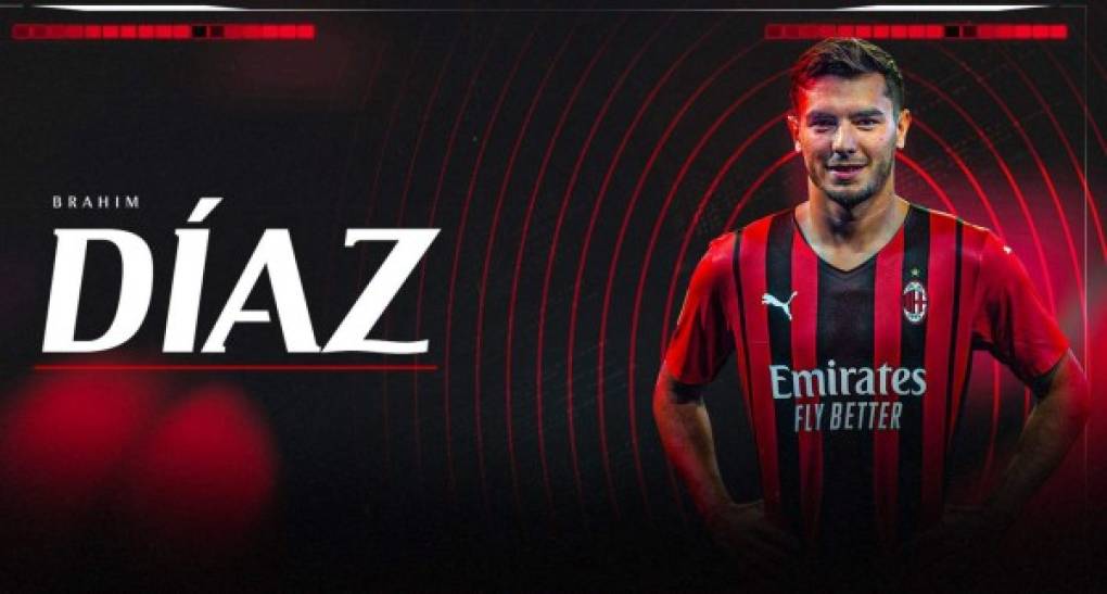 El centrocampista español Brahim Díaz no sigue en el Real Madrid y ha sido cedido a préstamo una vez más al AC Milan. En esta ocasión ha sido prestado por dos años. Foto Twitter AC Milan.