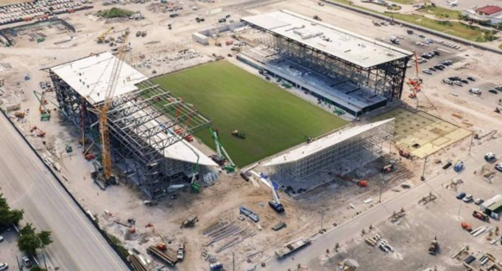 El estadio del Inter Miami estará cerca del Aeropuerto Internacional de Miami, un terreno donde el estadio tendrá al lado oficinas, tiendas, restaurantes, hoteles y parques.