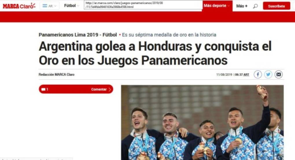 Diario Marca de España.