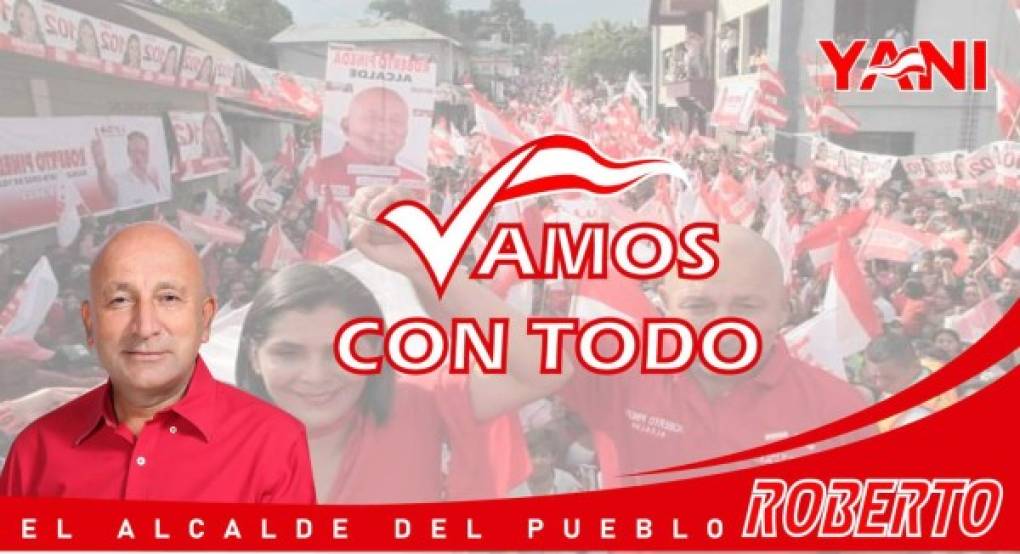 Roberto Pineda Chacón quiere volver a ser alcalde de Santa Cruz de Yojoa, Cortés, por el movimiento de yani Rosenthal. En las elecciones generales de 2017 perdió por un pequeño margen de voto contra Marlon Pineda Leiva.
