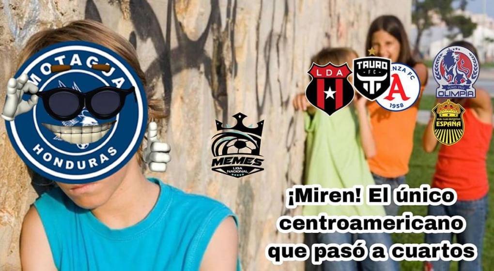 Los memes se burlan de Olimpia y Real España tras hazaña de Motagua