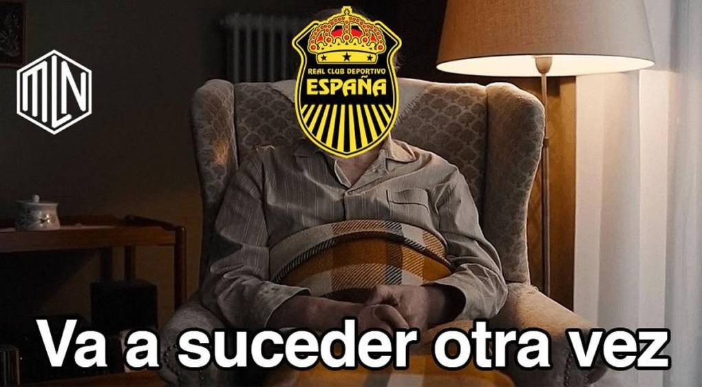 Memes: Real España sufre las burlas tras perder ante Motagua en la ida de la final