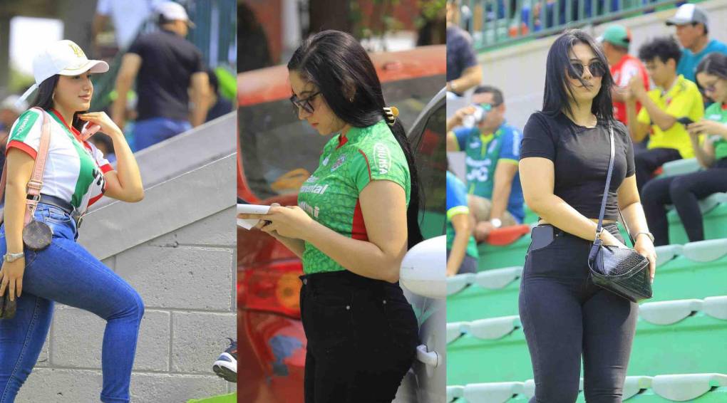 Mira las imágenes del espectacular ambiente en el Marathón vs Motagua en el estadio Yankel Rosenthal de San Pedro Sula. Bellas chicas y jugadores del cuadro azul sufrieron un susto.