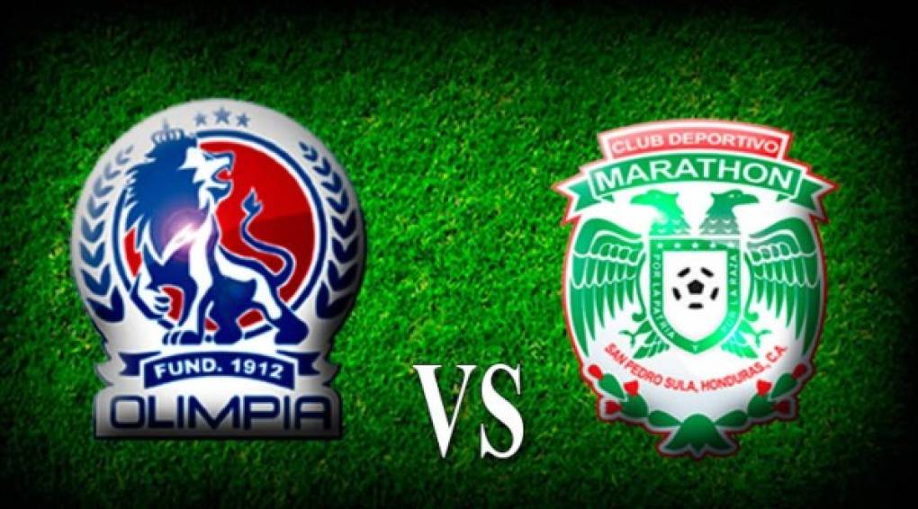 El clásico entre Olimpia y Marathón dará inicio a partir de las 4:00pm, hora de Honduras. El choque es por la jornada 17, la antepenúltima del campeonato.