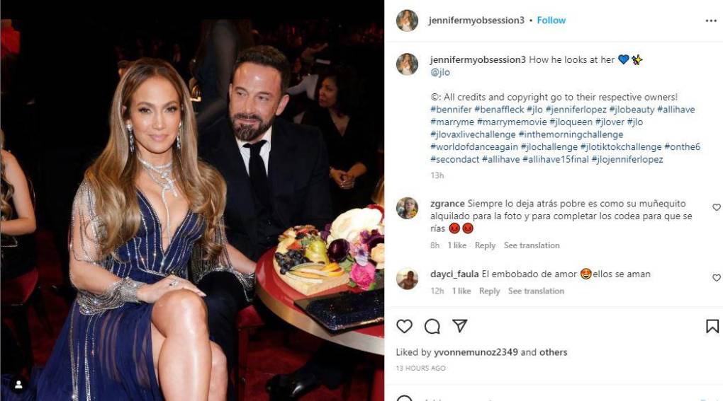 Un Ben Affleck “aburrido” en los Grammy desata una ola de memes