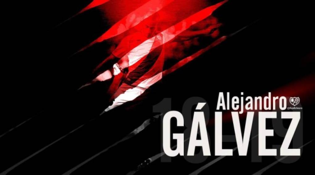 El futbolista español Alejandro Gálvez, quien rescindió su contrato esta semana con la SD Eibar, ha firmado para la próxima temporada con el Rayo Vallecano, en la que significa la vuelta del defensa a la entidad madrileña tras su paso entre 2012 y 2014.