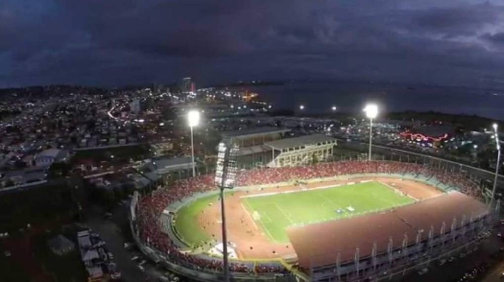 El Estadio Hasely Crawford es el escenario deportivo en donde Honduras debuta este jueves en la Liga de Naciones de Concacaf.