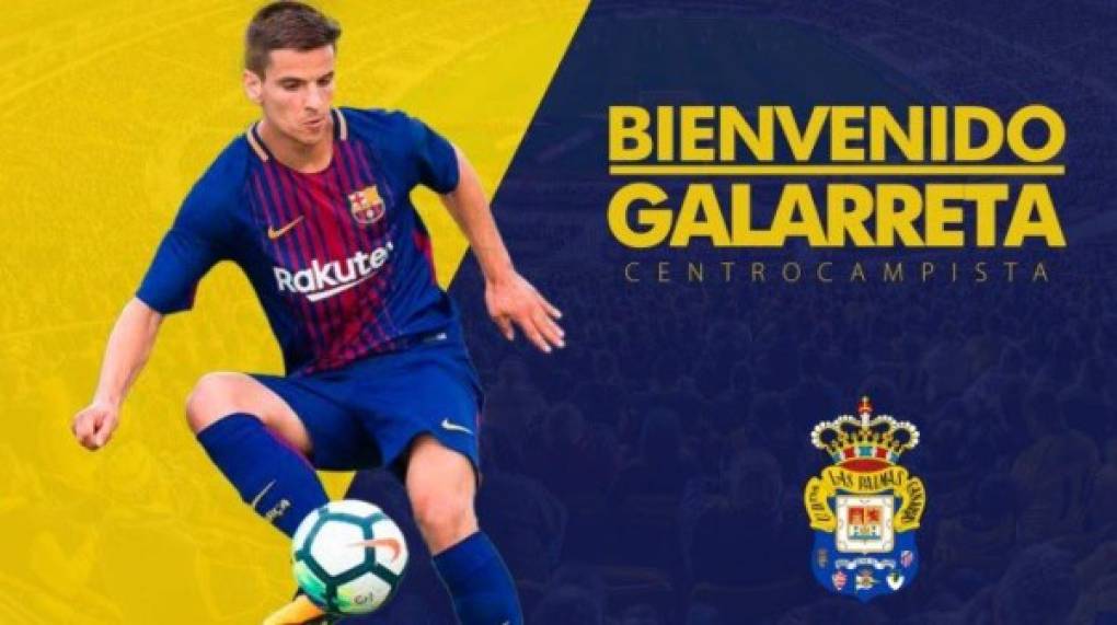 Iñigo Ruiz de Galarreta: Deja al Barcelona y es nuevo jugador de Las Palmas. Llega a cambio de 500.000 €. Firma hasta junio de 2022. El club azulgrana se reserva una opción de recompra y un porcentaje sobre un futuro traspaso.