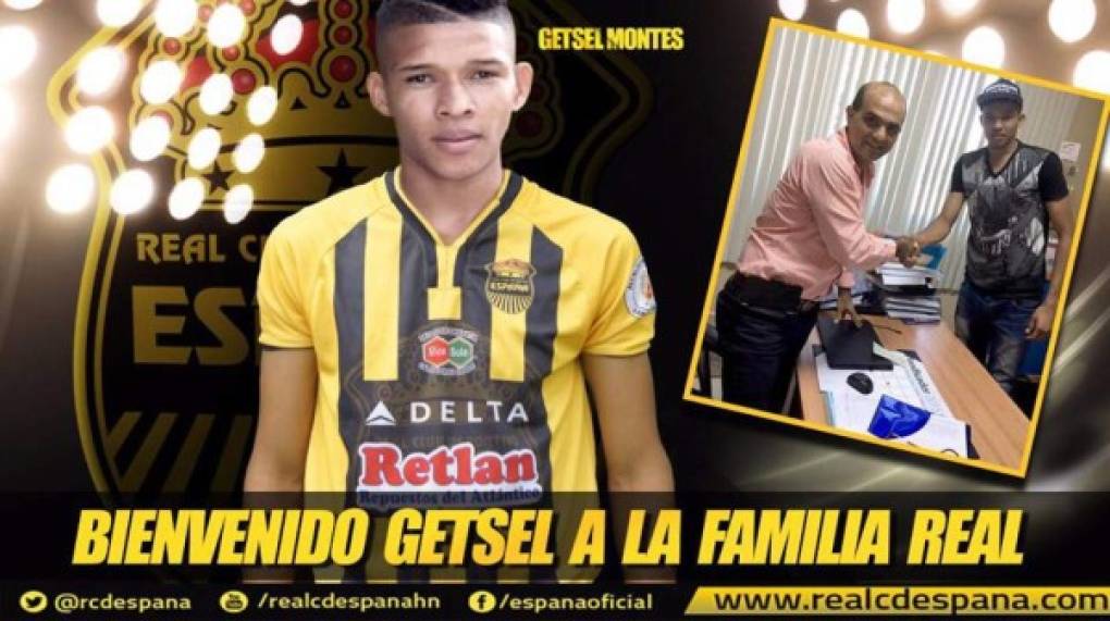 El Real España anunció en sus redes sociales el fichaje de Getsel Montes, defensa hondureño de 20 años. El central llega procedente del Platense.