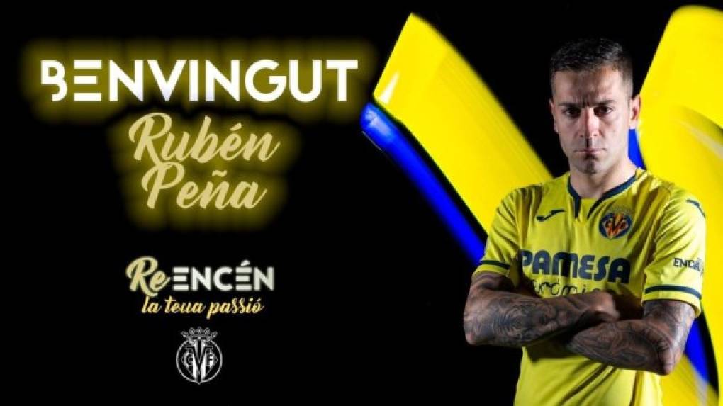 El Villarreal también anunció el fichaje de Rubén Peña, lateral que procede del Eibar. Tiene 27 años y firma por las próximas cinco temporadas.