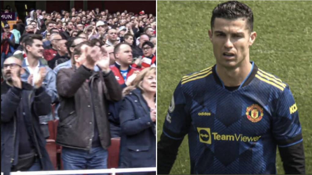 En el minuto 7, todos los presentes en el Emirates Stadium se levantaron de sus asientos y dedicaron una sentida ovación para Cristiano Ronaldo por el fallecimiento de su hijo.