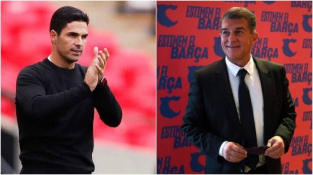 Mikel Arteta: El actual entrenador del Arsenal sería elegido por Laporta para llegar al banquillo del Barcelona.