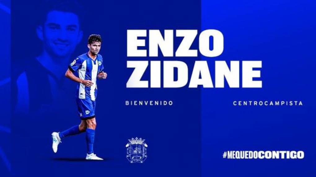 OFICIAL: Enzo Zidane ficha con el Fuenlabrada de España. El hijo de Zinedine Zidane jugará en la tercera división del fútbol español.