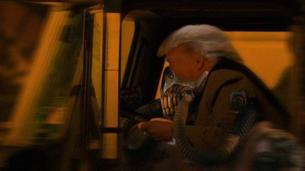 La imagen del mandatario sacando sus frustraciones al sonar el claxon del camión fue insertada en diversos escenarios, desde Mad Max hasta Rápido y Furioso.