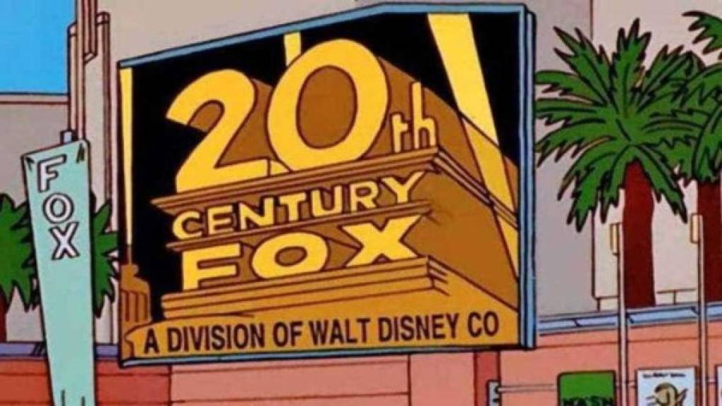 Disney adquiere a Fox<br/><br/>• Fecha de emisión original: 8 de noviembre de 1998<br/>• Fecha en la que se volvió realidad: 20 de marzo de 2019<br/><br/>En un fugaz gag visual durante la décima temporada se observó el icónico logotipo de 20th Century Fox como una división de Walt Disney Co. Veinte años más tarde, Disney concretó un acuerdo para adquirir, entre otros activos, los estudios de televisión y de cine de 21st Century Fox, por el valor de US$71 300 millones.<br/>