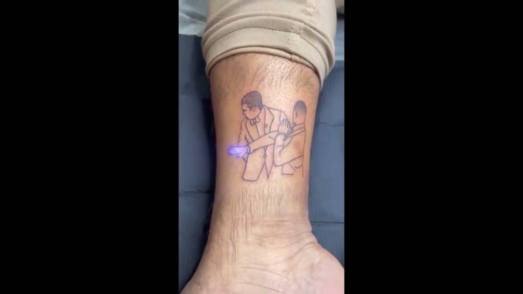 Otro de los tatuajes de Will Smith y Chris Rock que se ha viralizado en redes. 