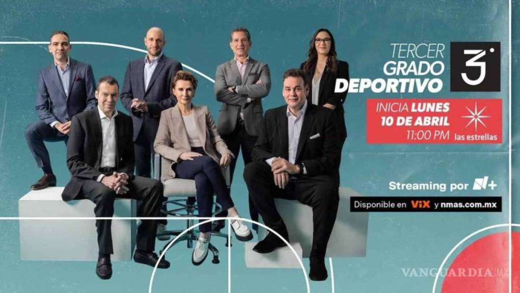 Tercer Grado Deportivo se transmitirá todos los lunes a las 11:00 de la noche tiempo del centro de México a partir del próximo 10 de abril.