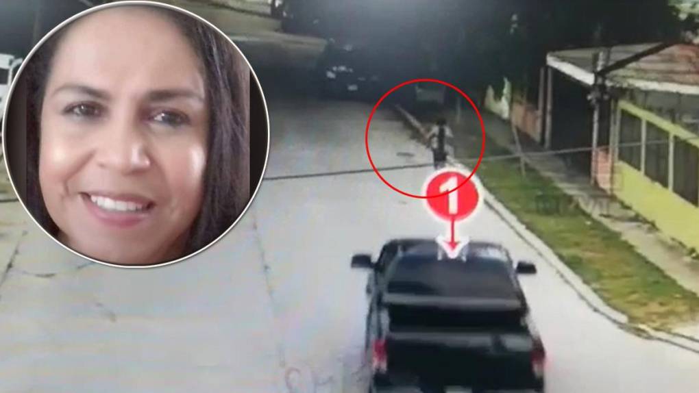 En un video captado por cámaras instaladas en esa residencial se mira cuando la conductora del pick-up color negro en forma temeraria e imprudente atropelló a la educadora.