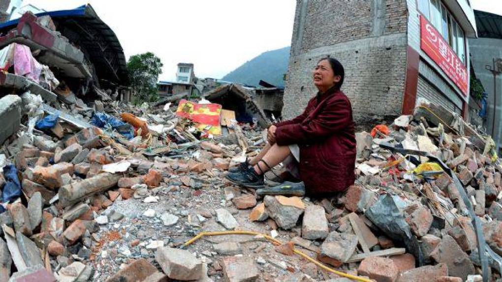 Terremoto de Sichúan, en China 2008. Se calcula que este terremoto se cobró la vida de más de 85.000 personas en uno de los mayores desastres naturales del siglo XXI.