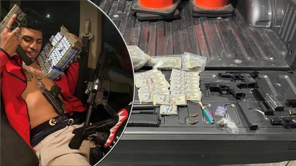 Dos jóvenes fueron capturados tras descubrir que en cuentas de Instagram presumían droga, armas y dinero en efectivo.