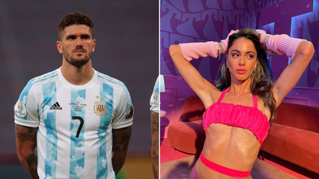 Rodrigo de Paul: El centrocampista argentino estrena un noviazgo con la cantante Tini Stoessel.