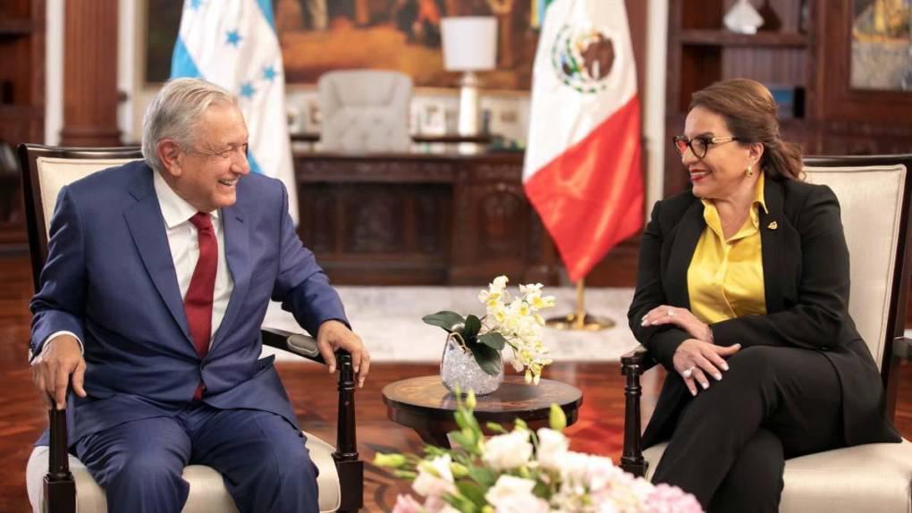 Imágenes de la histórica visita del presidente López Obrador a Honduras