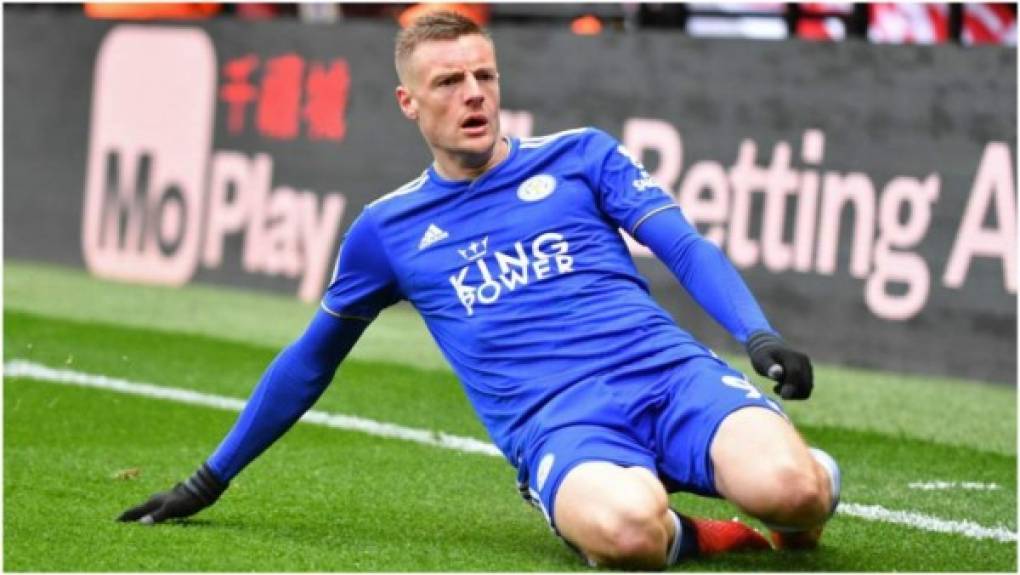 8- Vardy (Leicester) - 23 goles - 46 puntos.