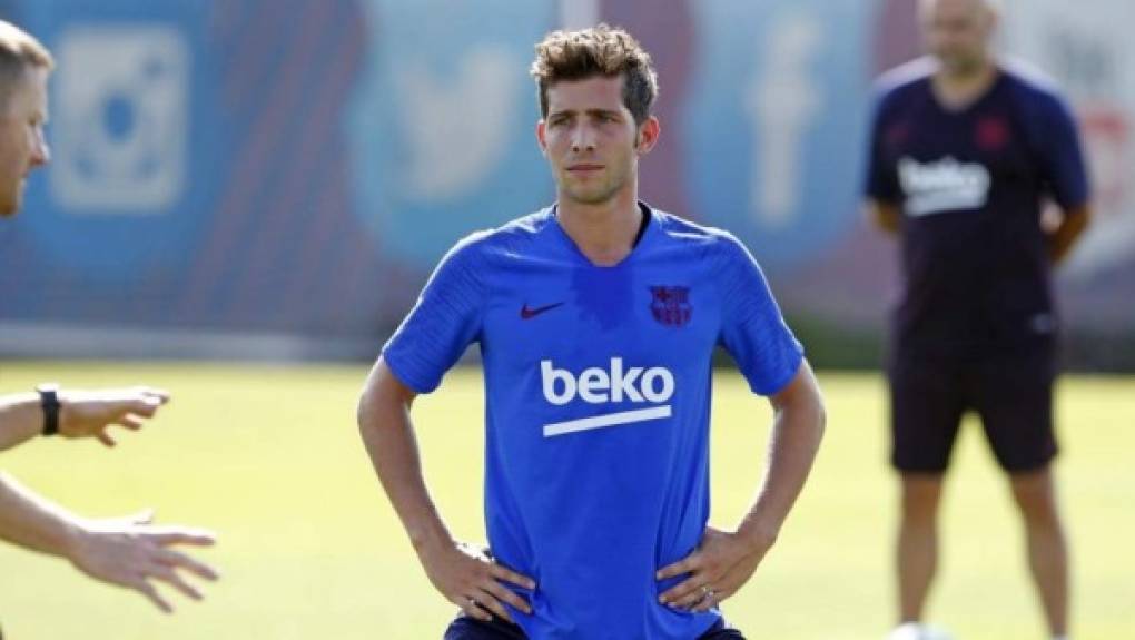 Sergi Roberto: Aparece en la lista de las posibles bajas del Barcelona.