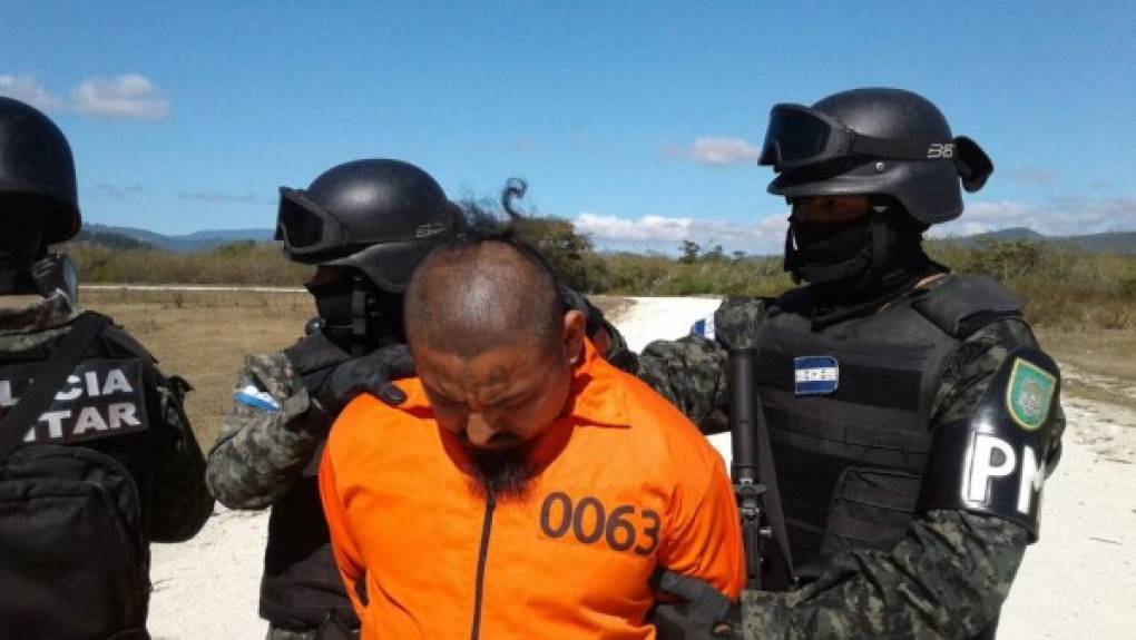 Olvin Reynaldo Arriaga Baca, alias el Porking, fue trasladado a cárcel 'El Pozo' en Santa Bárbara.