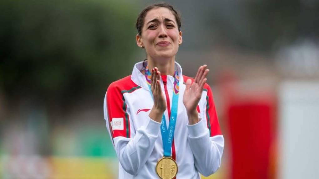 Mariana Arceo: Pentatleta mexicana que fue la primera persona que se recuperó del COVID-19 en México. 'Después de esto es un orgullo porque fue una pelea muy difícil física y mentalmente”. dijo